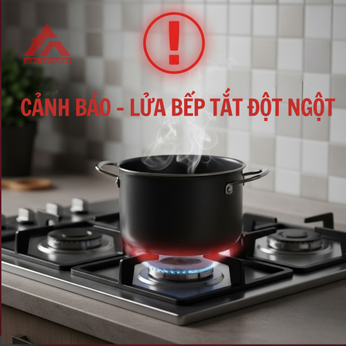 Bếp Gas Tự Nhiên Tắt Lửa? Đây Là Dấu Hiệu Cảnh Báo Không Nên Bỏ Qua!